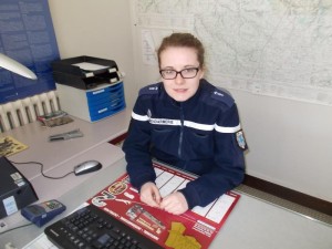 Fanny Baudon, vient de rejoindre la brigade territoriale de gendarmerie de Saint-Gaultier.