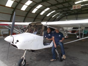 Yvan Militon et à droite Christian Foeller, président du club.