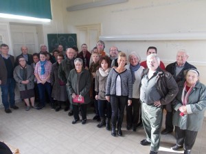 Une bonne part des 124 habitants de la commune étaient au rendez-vous.